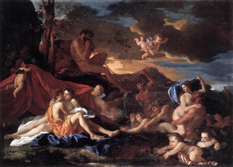 POUSSIN, Nicolas Acis and Galatea stg Norge oil painting art